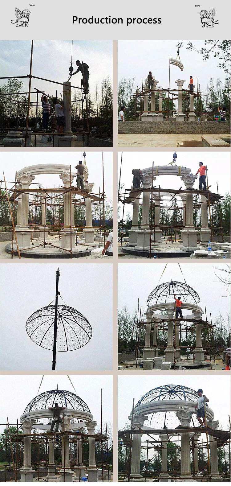 Wedding Decoration Women Marble Gazebo Mgg-01