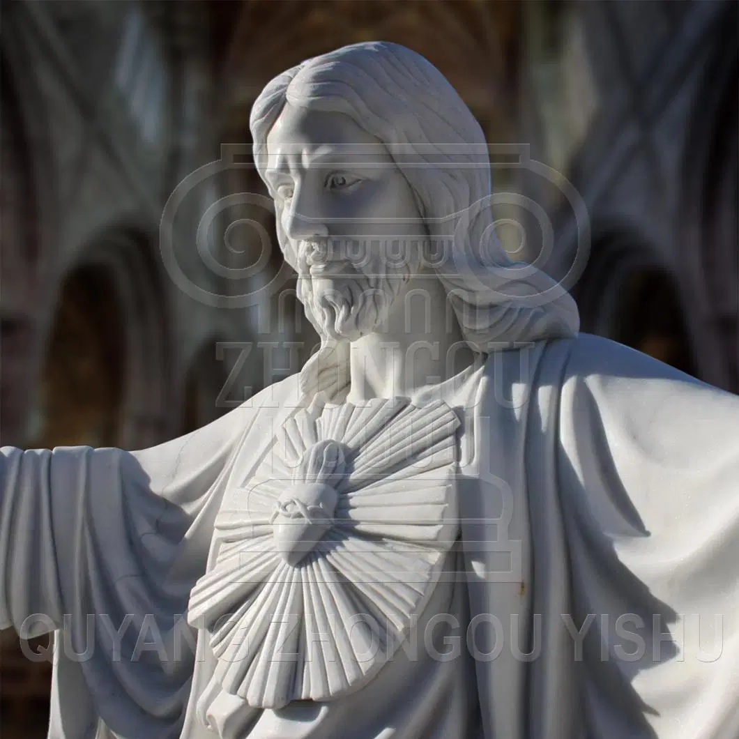 Religious Sculpture Granite Marble Stone Jesus Statue Church Sculpture