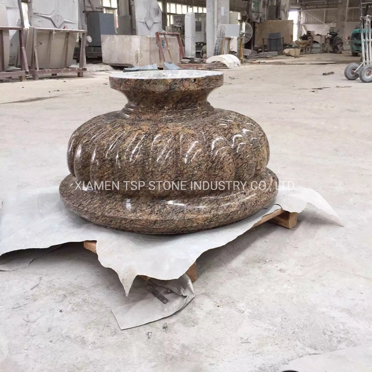 Customized Natural Marble/Granite Column/Roman Column/Stone Pillar/Stone Column for Garden Decoration